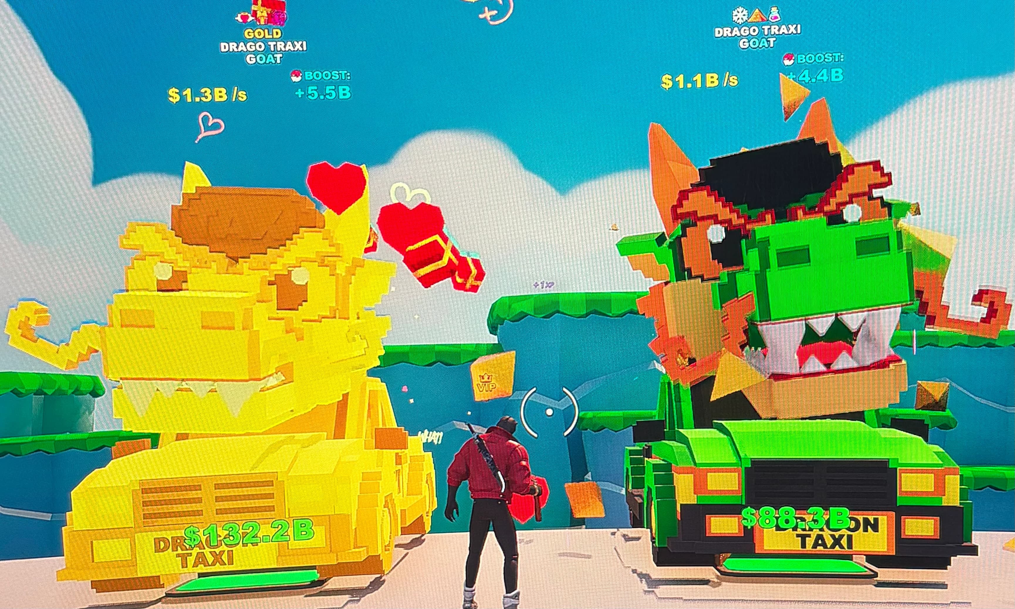 Fortnite fruits v brainrot drago traxi